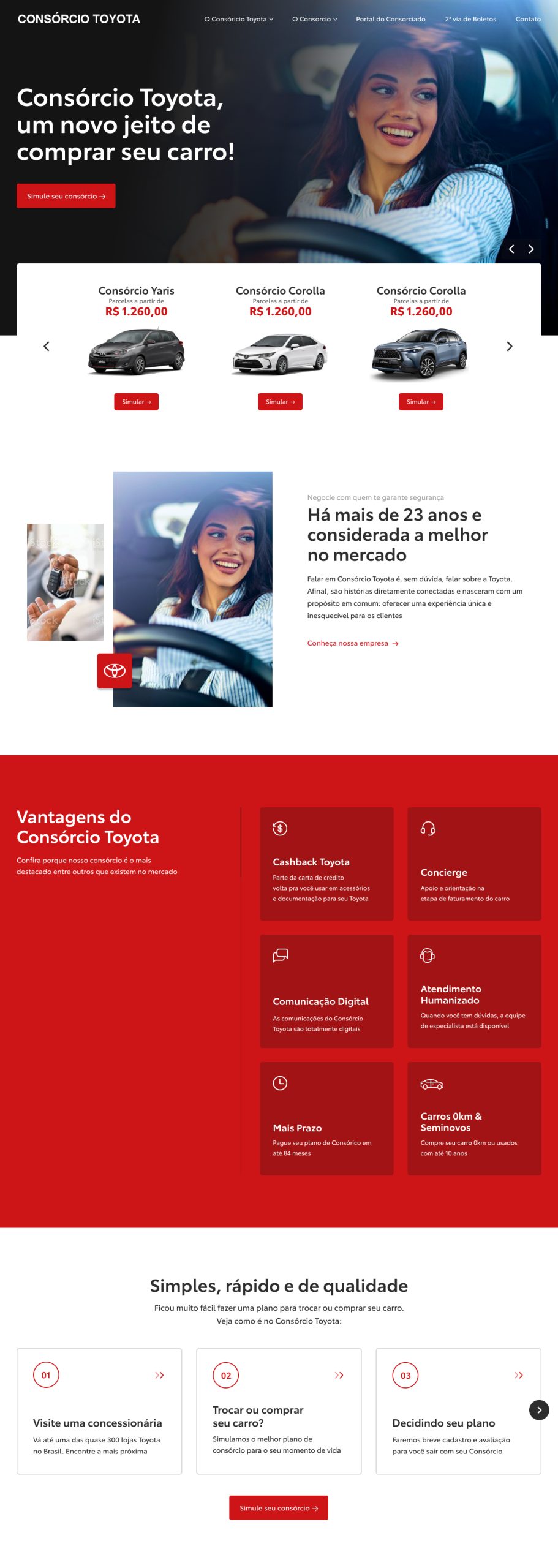 destaque: Consórcio Toyota